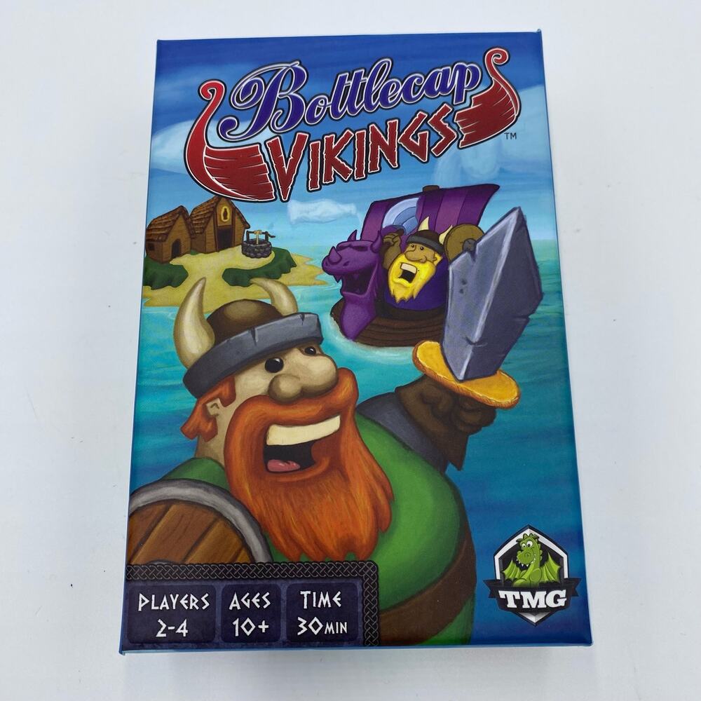 Bottlecap Vikings Board Game: Open box only/ Unassembled